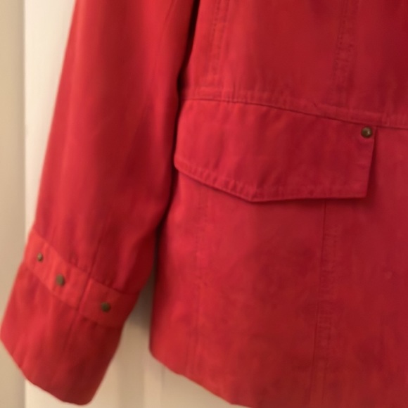 Suede ConradC Collection jacket, burnt orange in color - Picture 4 of 4